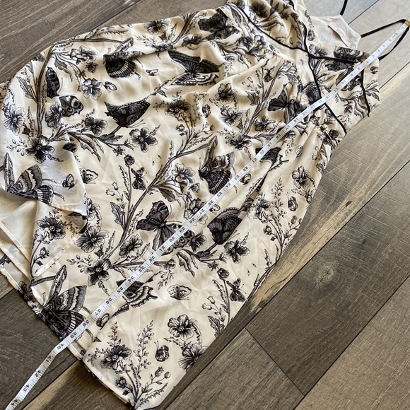 Ann Taylor Loft Racerback Fit & Flare Butterfly Garden Dress - Picture 15 of 16